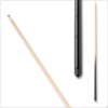 Action - 1-Piece - Black Paint w/ Screw-On Tip - 57in